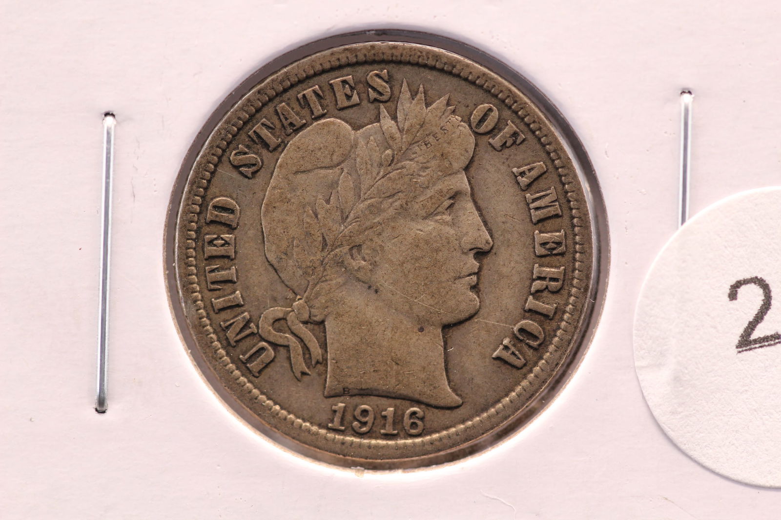 1916 Barber Dime, HIGH GRADE (1 of 3)