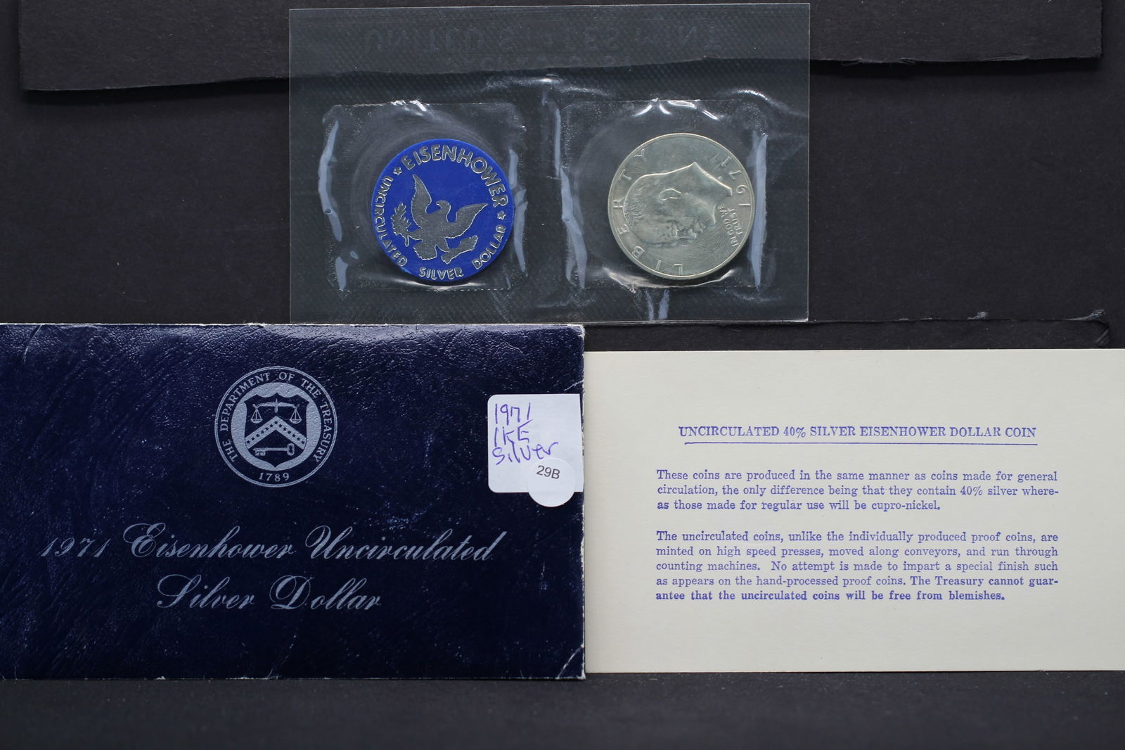 1971 Silver Ike Dollar (1 of 5)