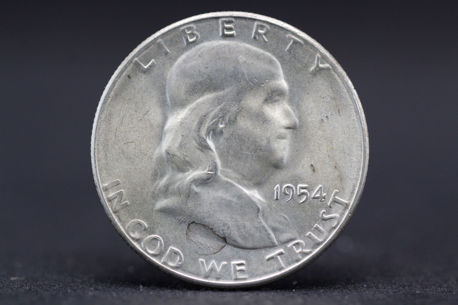 1954-S Franklin Half Dollar Gem BU (1 of 2)