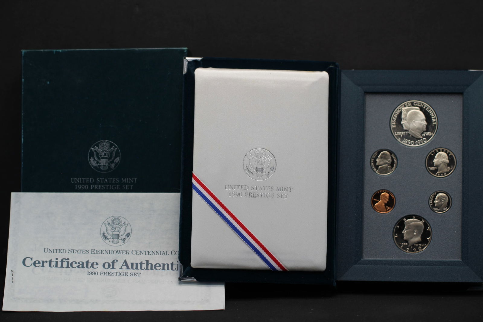 1990-S US Mint 90% Silver Prestige Set. Scarce (1 of 5)