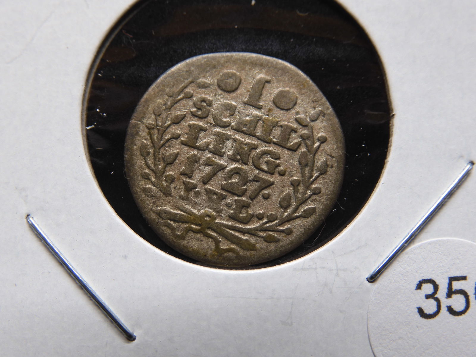 1727 Hamburg 1 Schilling. (1 of 3)