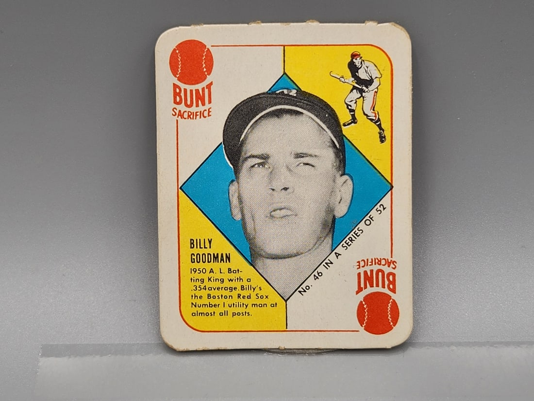 1951 Topps Red Back Billy Goodman: 1951 Topps Red Back Billy Goodman