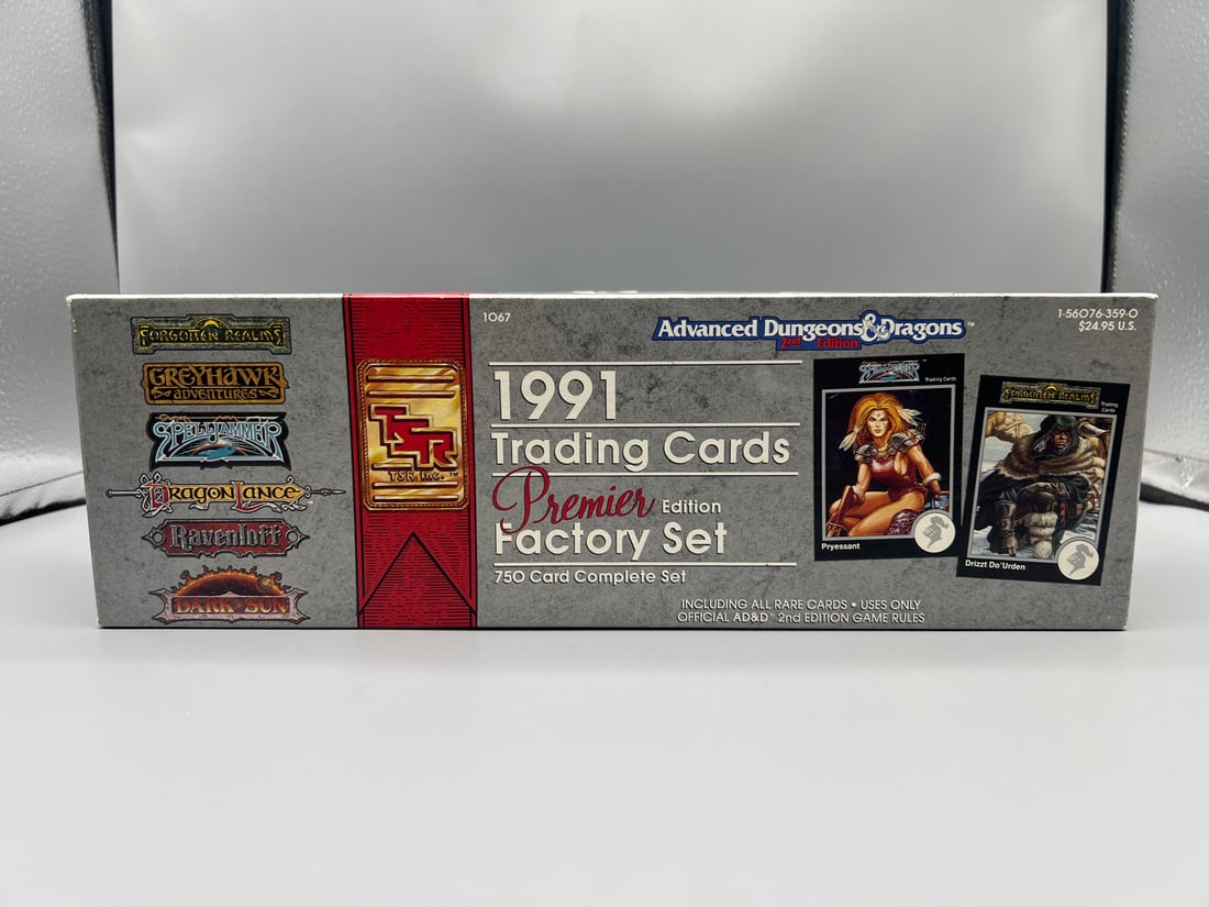 1991 TSR Dungeons And Dragons Premier Edition Factory Trading Card Set - Not Checked For (1 of 5)