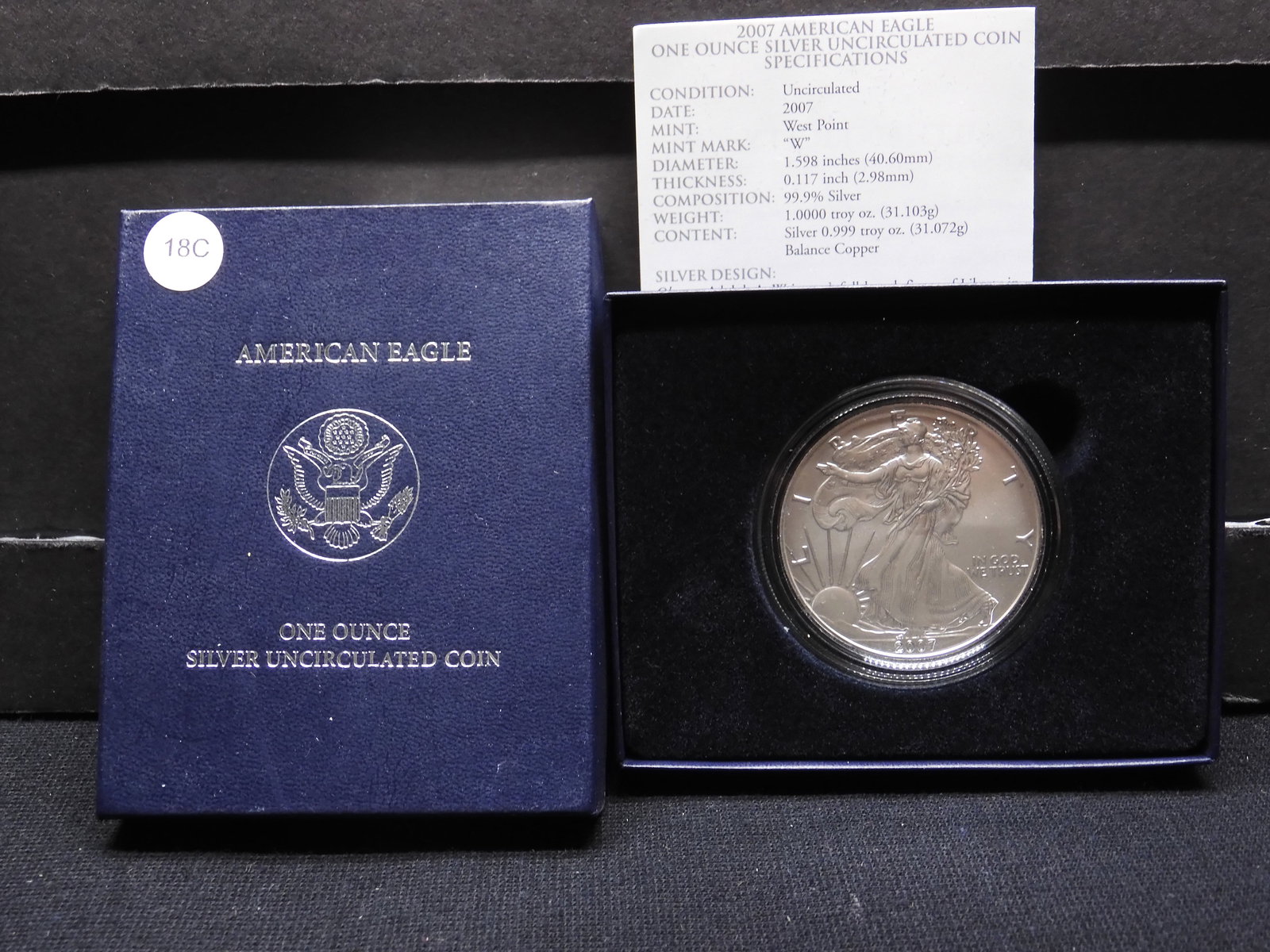2007-W American Silver Eagle Proof (1 of 4)