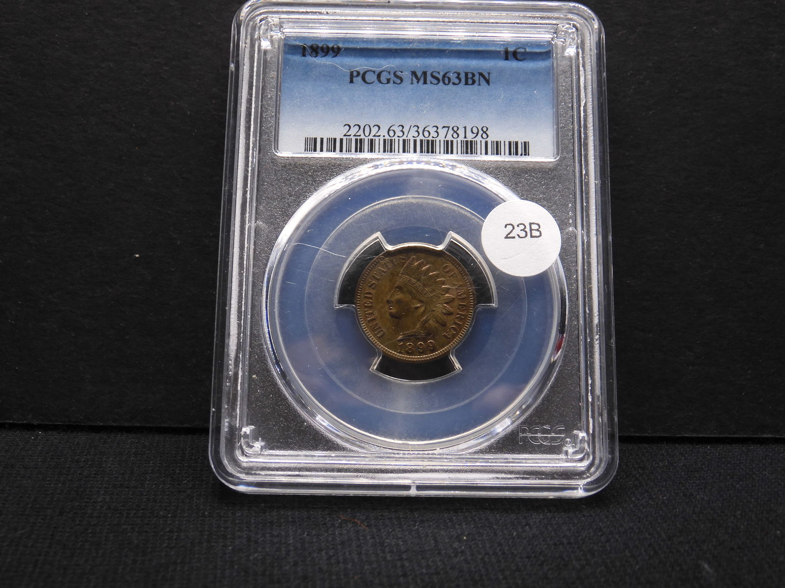 1899 Indian Head Cent PCGS Graded MS63BN (1 of 4)