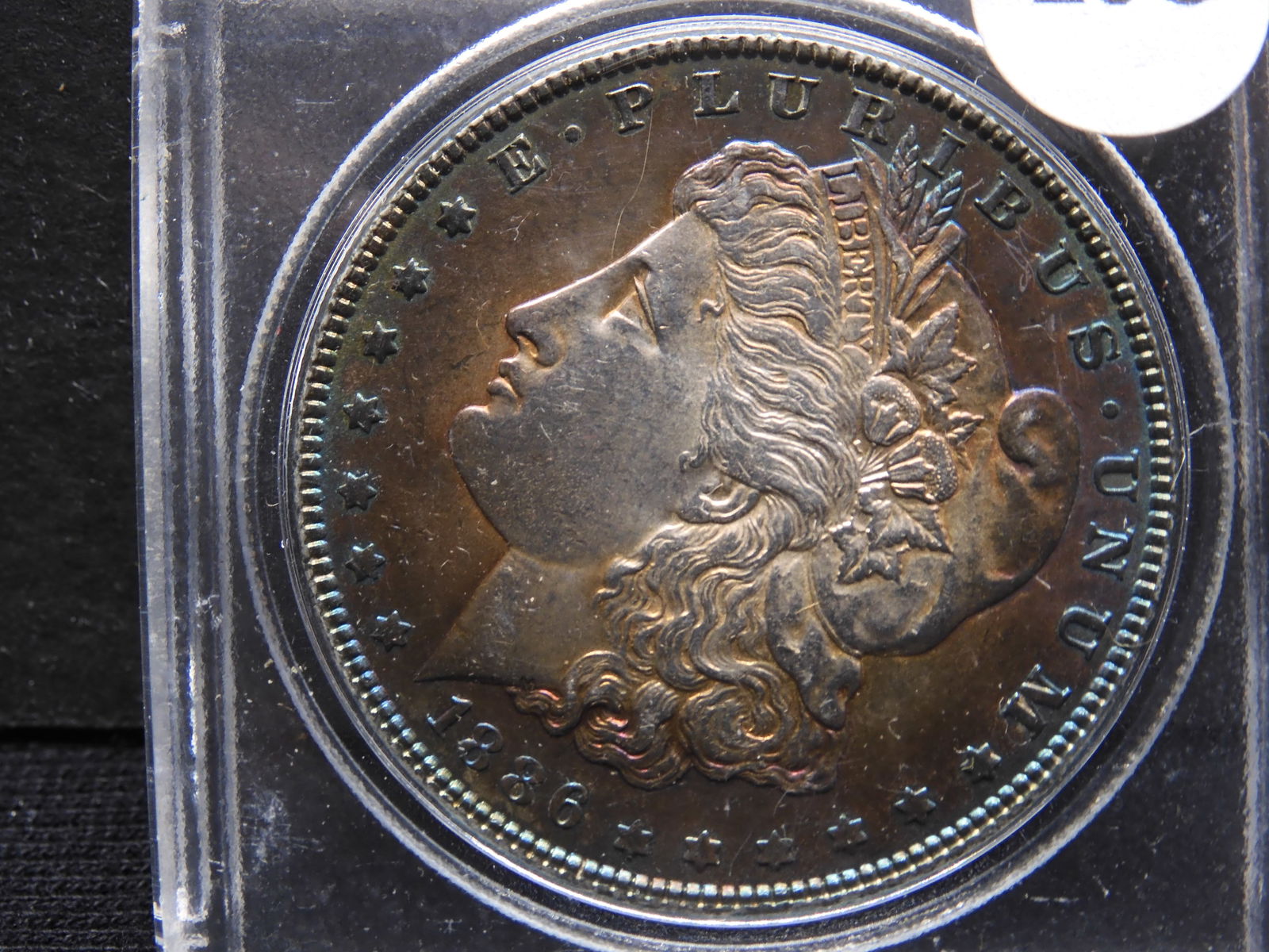 1886 Morgan 90% Silver Dollar Toned (1 of 3)