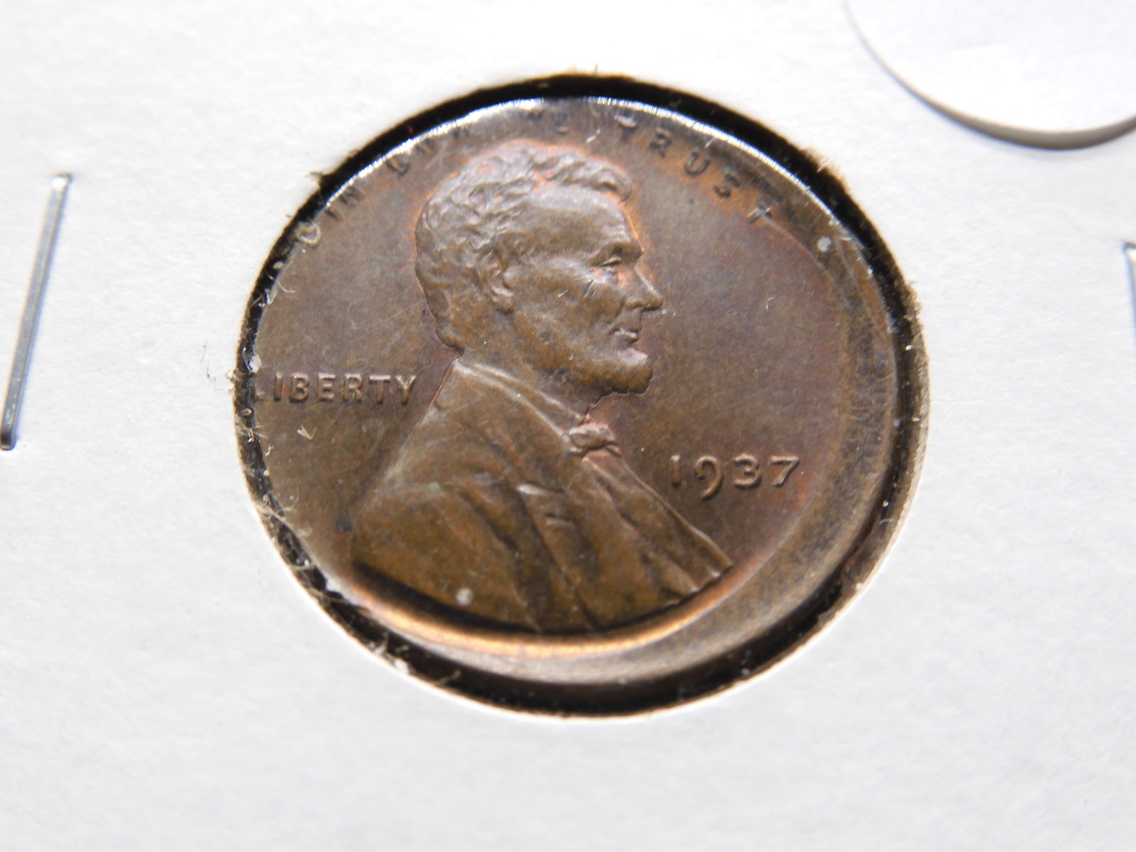 1937 Lincoln Wheat Cent Off Center Strike (1 of 3)