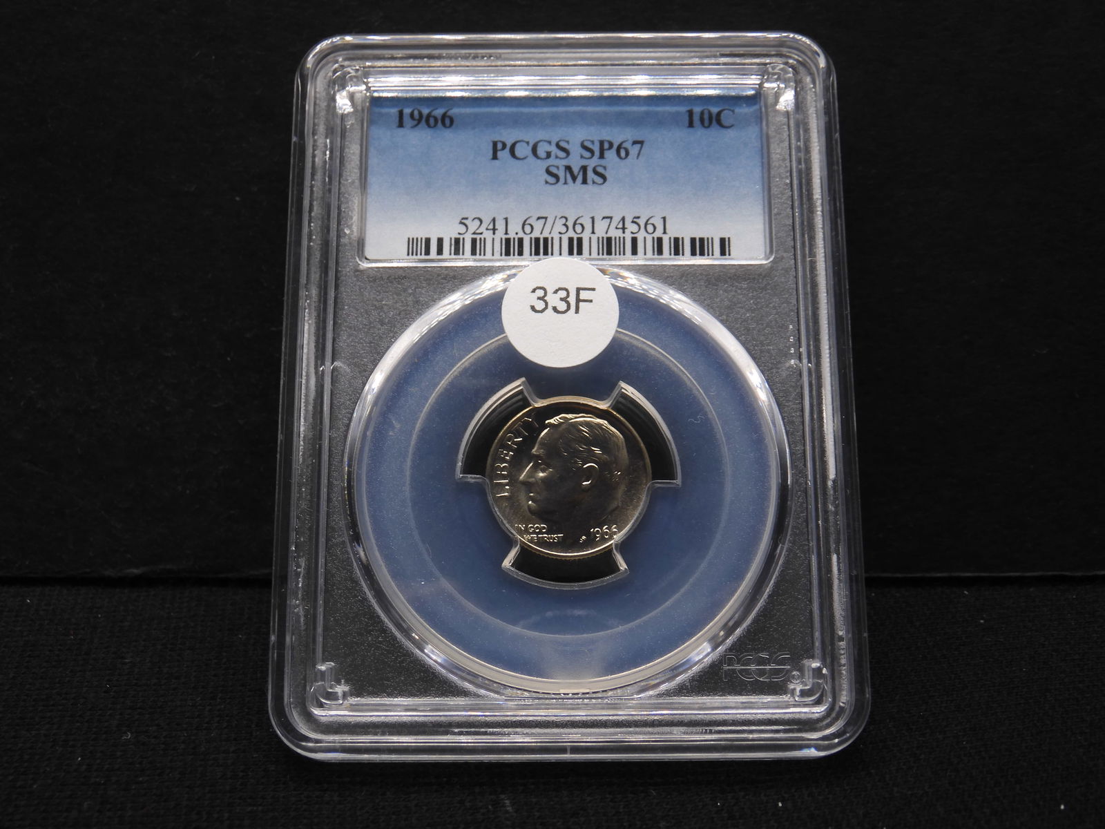 1966 SMS Roosevelt Dime PCGS Graded SP67- Books For $16 (1 of 4)