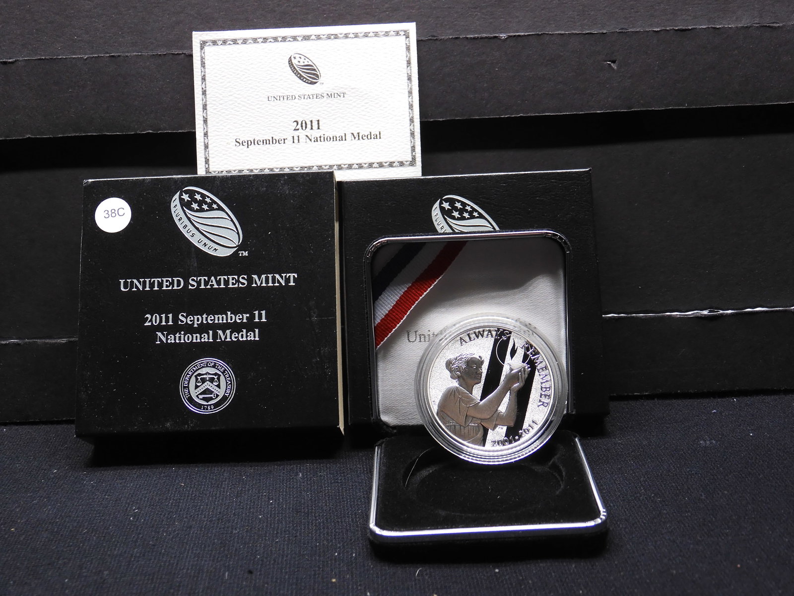 2011 September 11th National Medal- 2011-W Proof Silver Dollar (1 of 4)