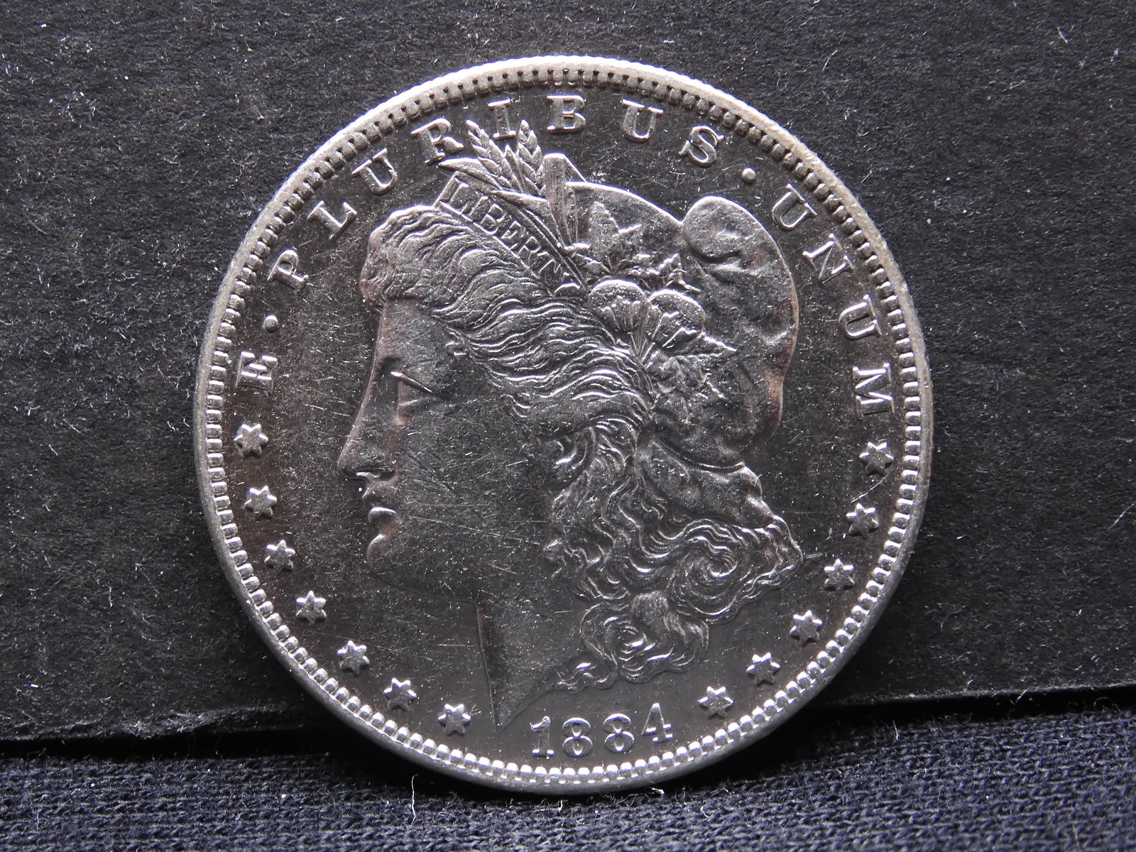 1884-S Morgan 90% Silver Dollar AU/UNC (1 of 2)