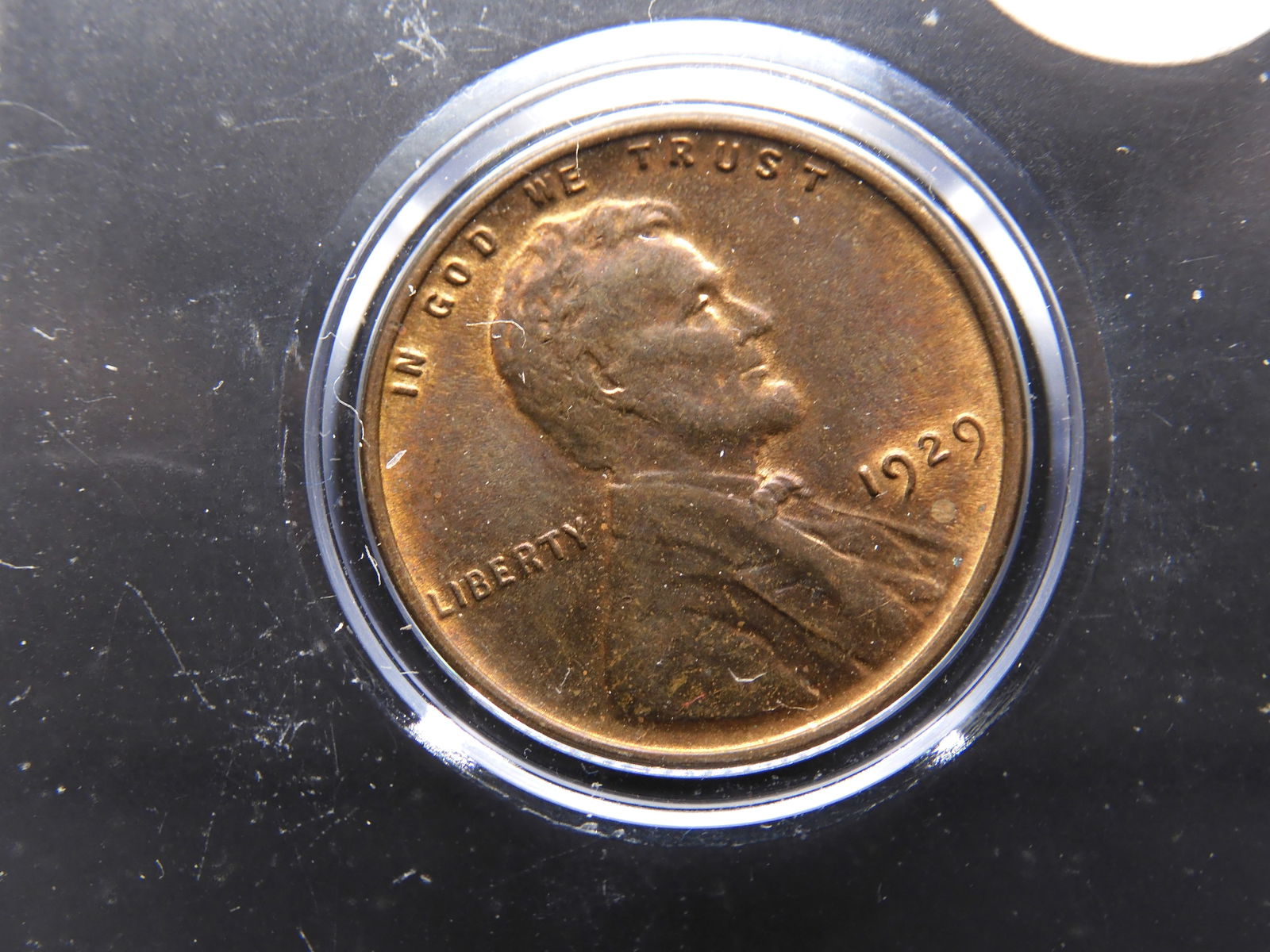 1929 Lincoln Wheat Cent Toned (1 of 3)