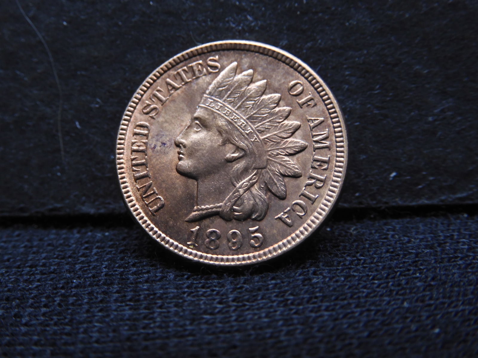 1895 Indian Head Cent Full Liberty Four Diamonds Full Beads (1 of 2)