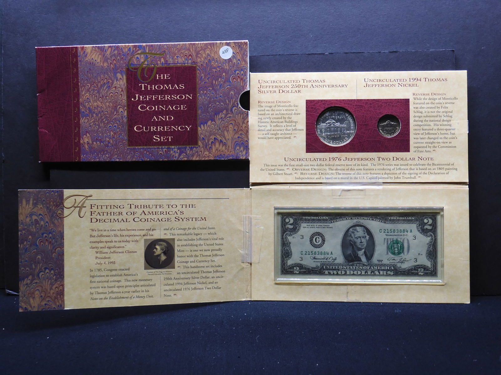 The Thomas Jefferson Coinage And Currency Set: The Thomas Jefferson Coinage And Currency Set
