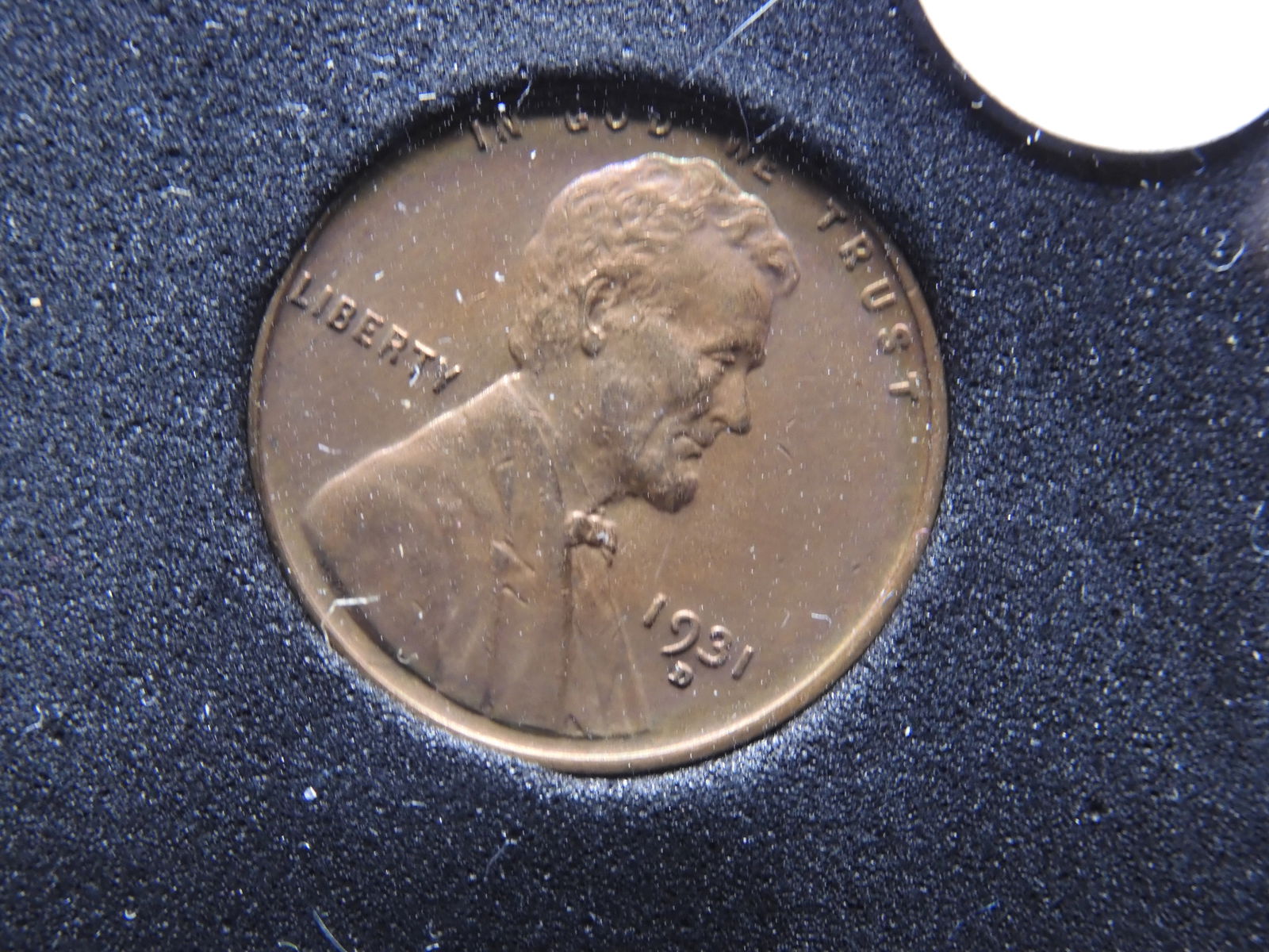 1931-D Lincoln Wheat Cent Toned (1 of 3)