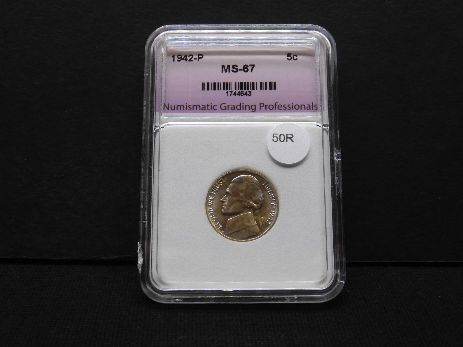 1942-P 35% Silver Jefferson Nickel NGP MS 67 (1 of 4)