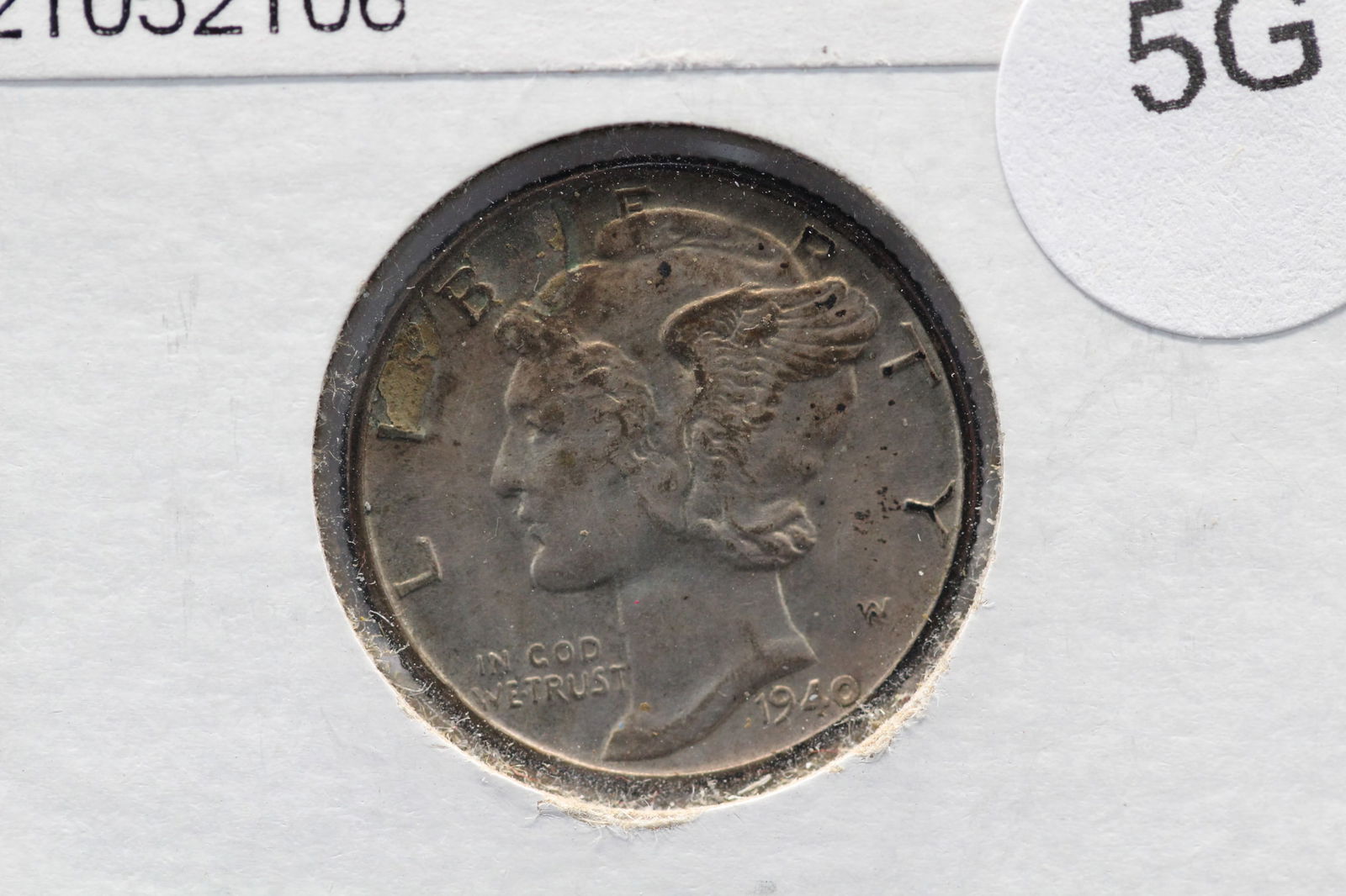 1940 Mercury Dime, Toned, AU, BEATIFUL COIN (1 of 3)