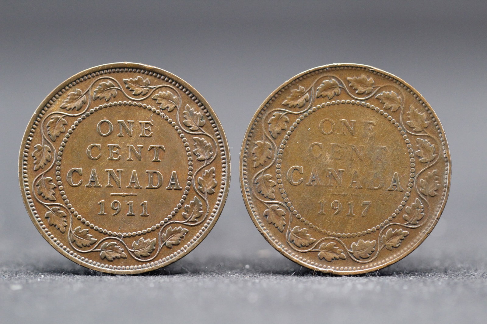 1911 & 1917 Canada large Cents (1 of 2)