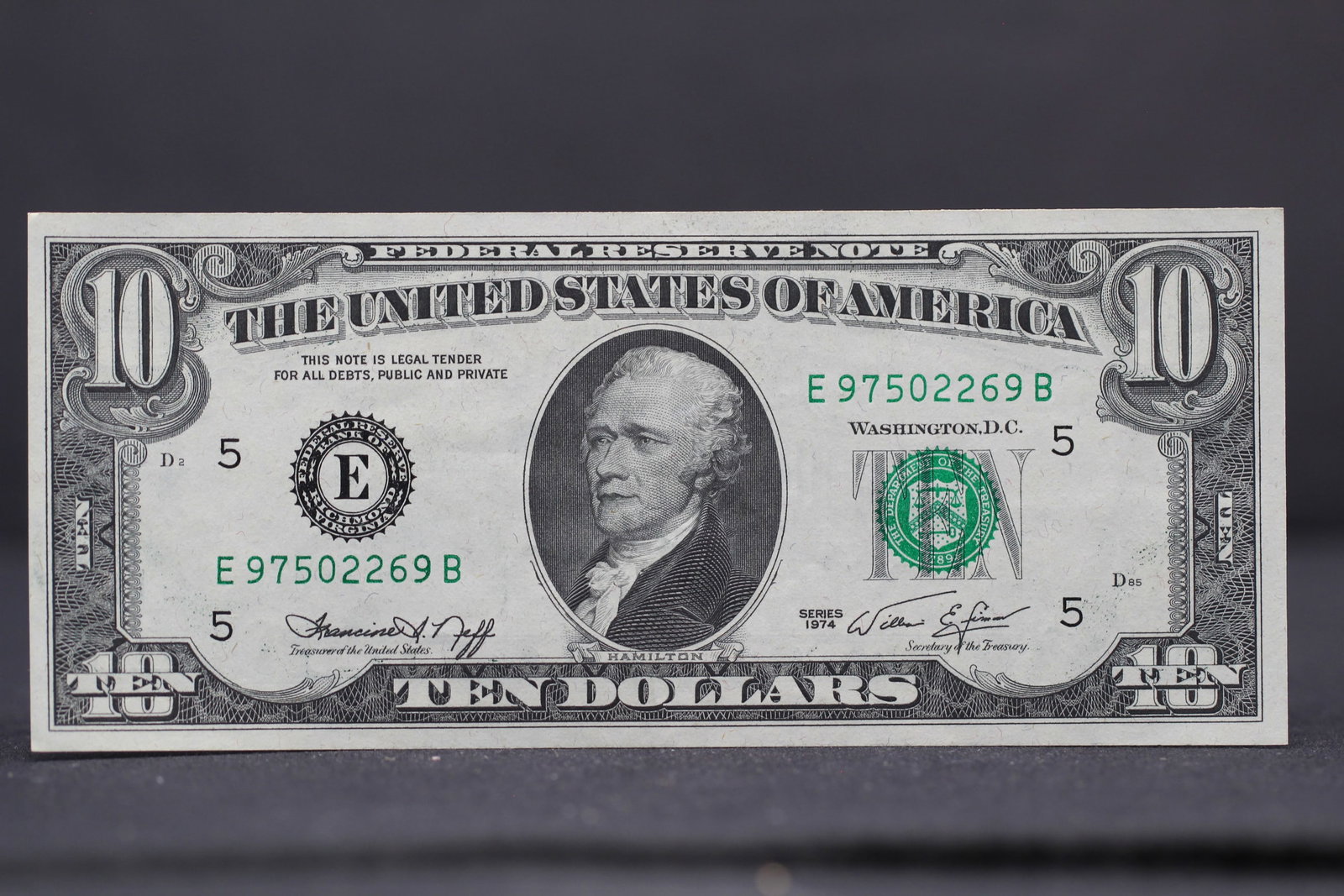 FRN $10 1974 Richmond CU Note (1 of 3)