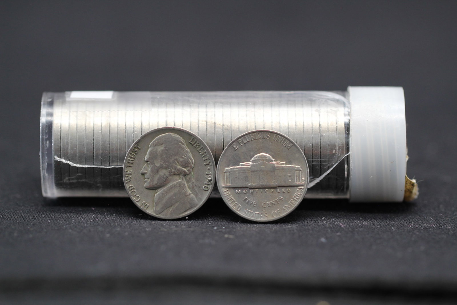 Roll of 1940-S Jefferson Nickels: Roll of 1940-S Jefferson Nickels