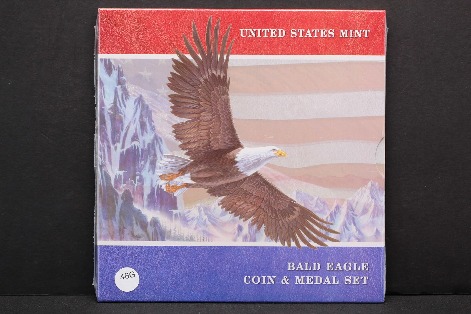 2008 90% Silver GEM BU Bald Eagle $1 Coin and Medal Set. SEALED. (1 of 2)