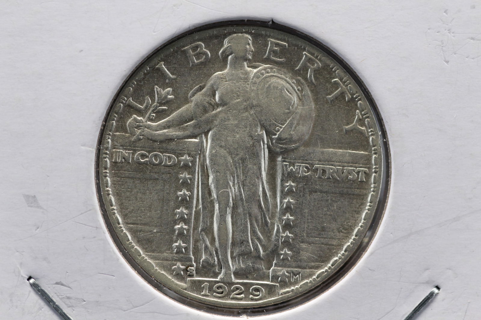 1929-S Standing Quarter VF (1 of 2)