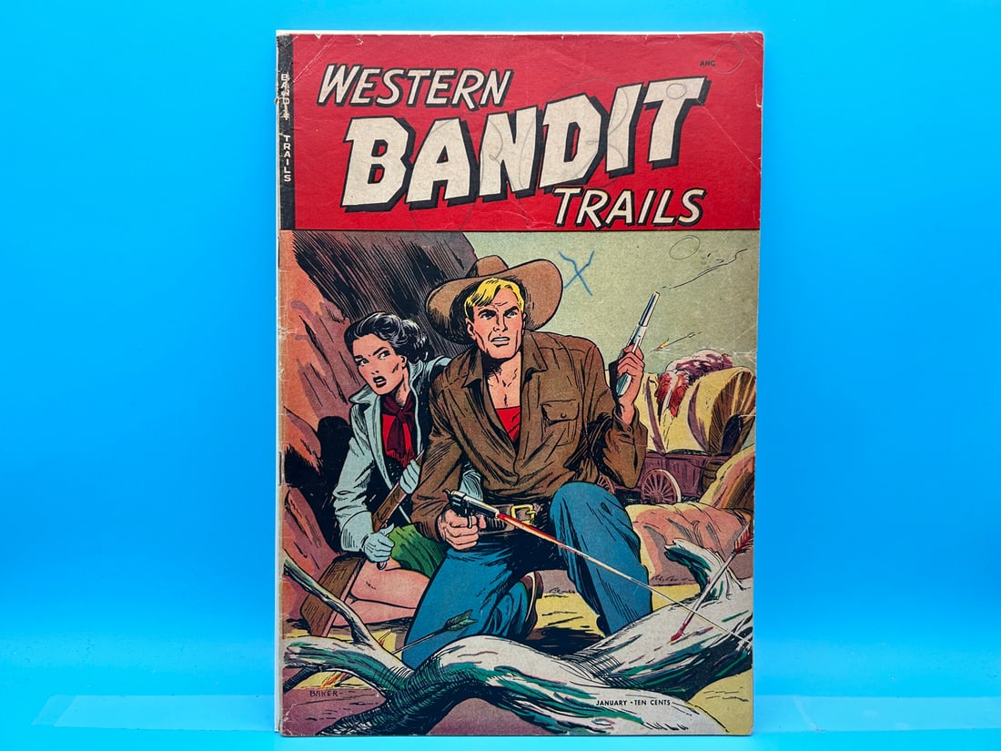 Western Bandit Trails #1- Tuska & Baker art: Western Bandit Trails #1- Tuska & Baker art
