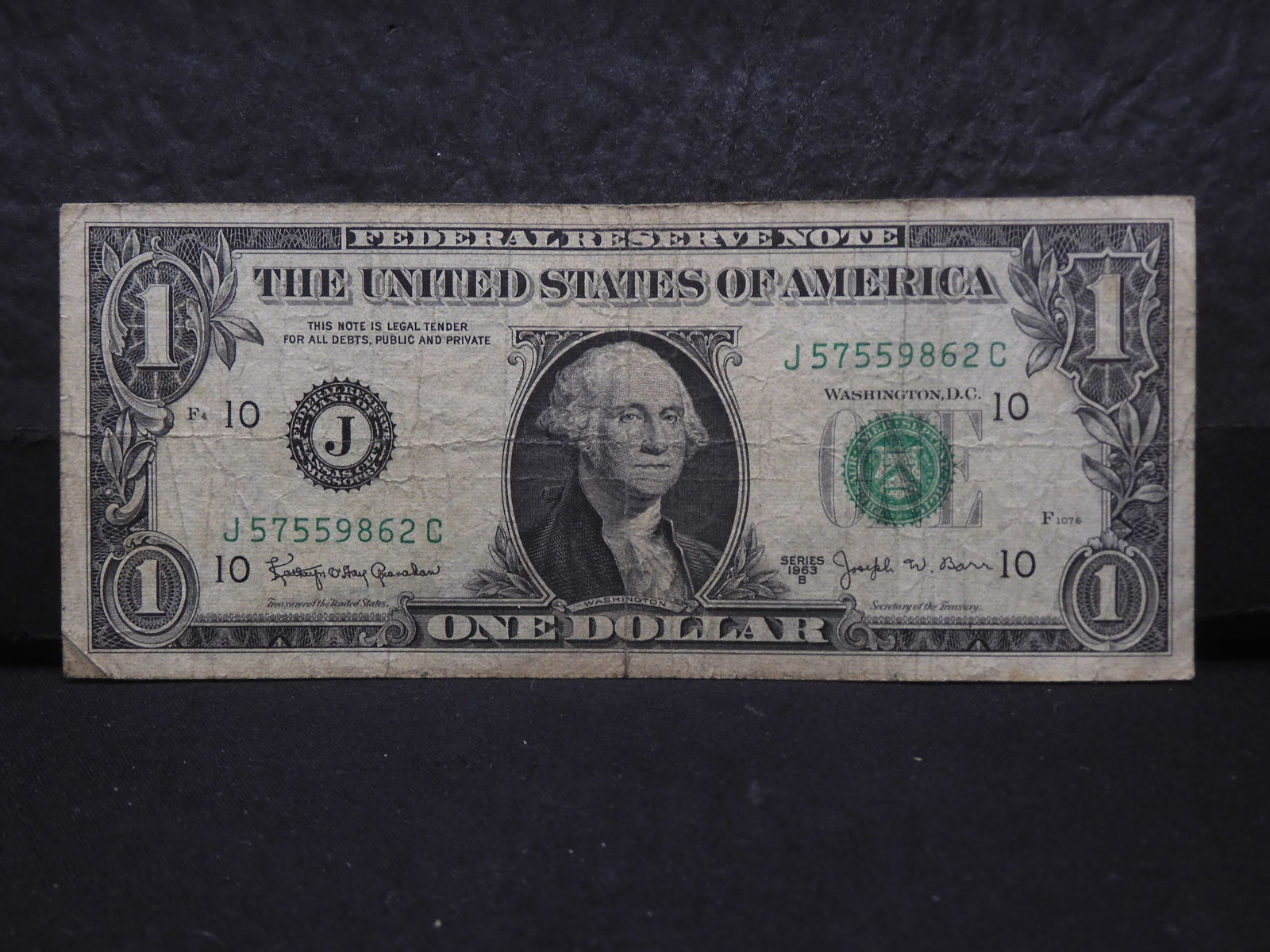 1963-B $1 FRN (1902-J) (1 of 3)