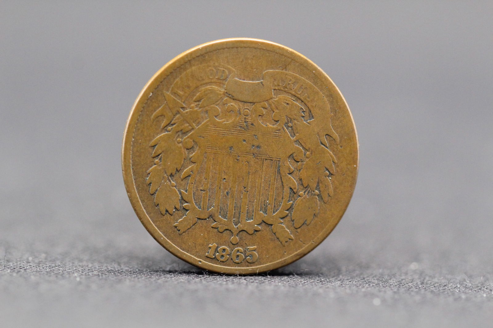 1865 2 Cent Piece (1 of 3)