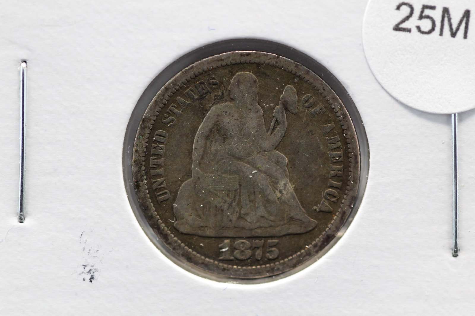 1875-S Seated Liberty Dime Full Liberty (1 of 3)