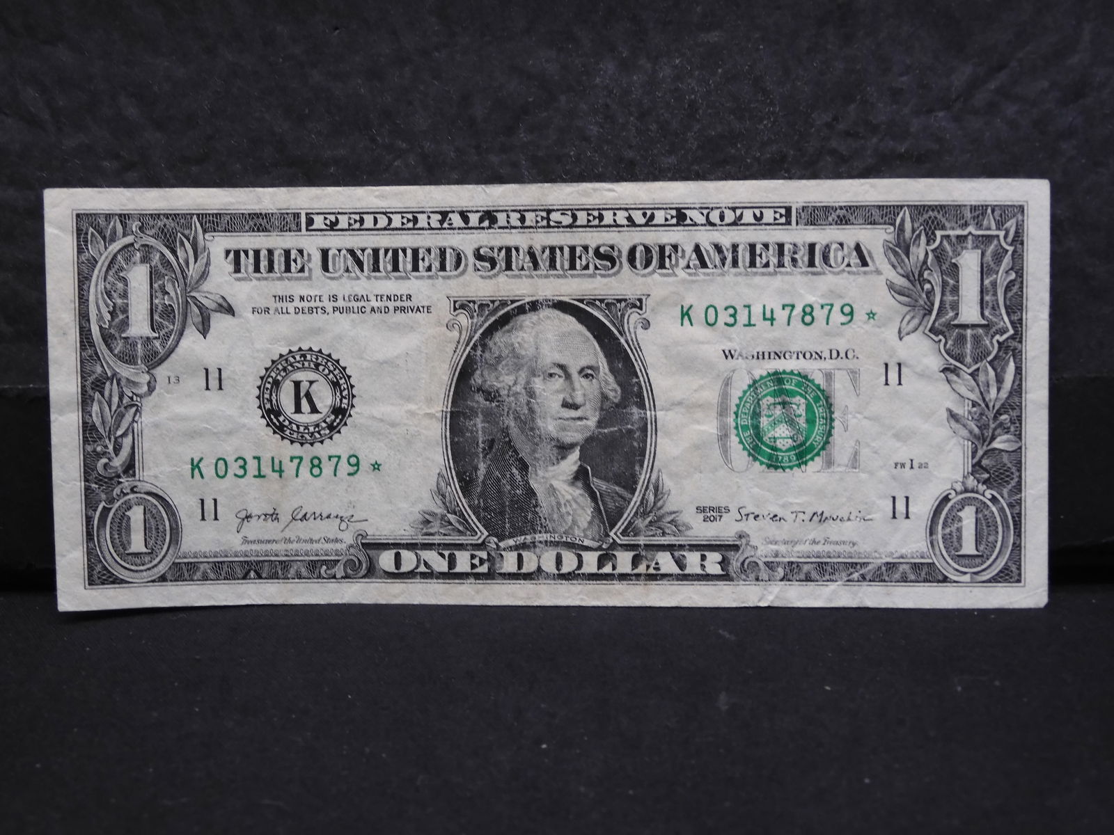 2017 $1 FRN STAR NOTE (3004-K*) (1 of 3)