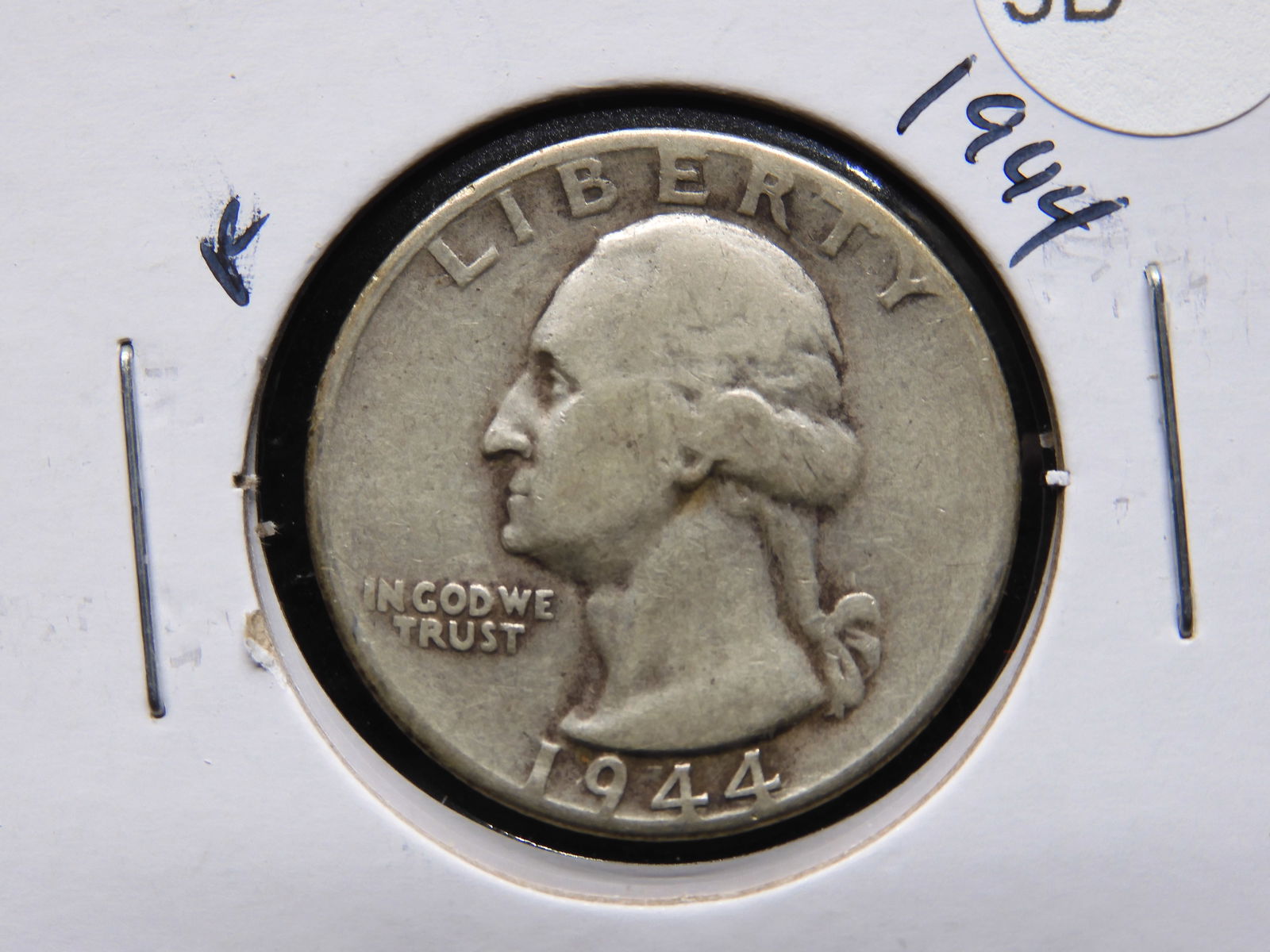 1944 Silver Washington Quarter - WWII Era! (1 of 3)