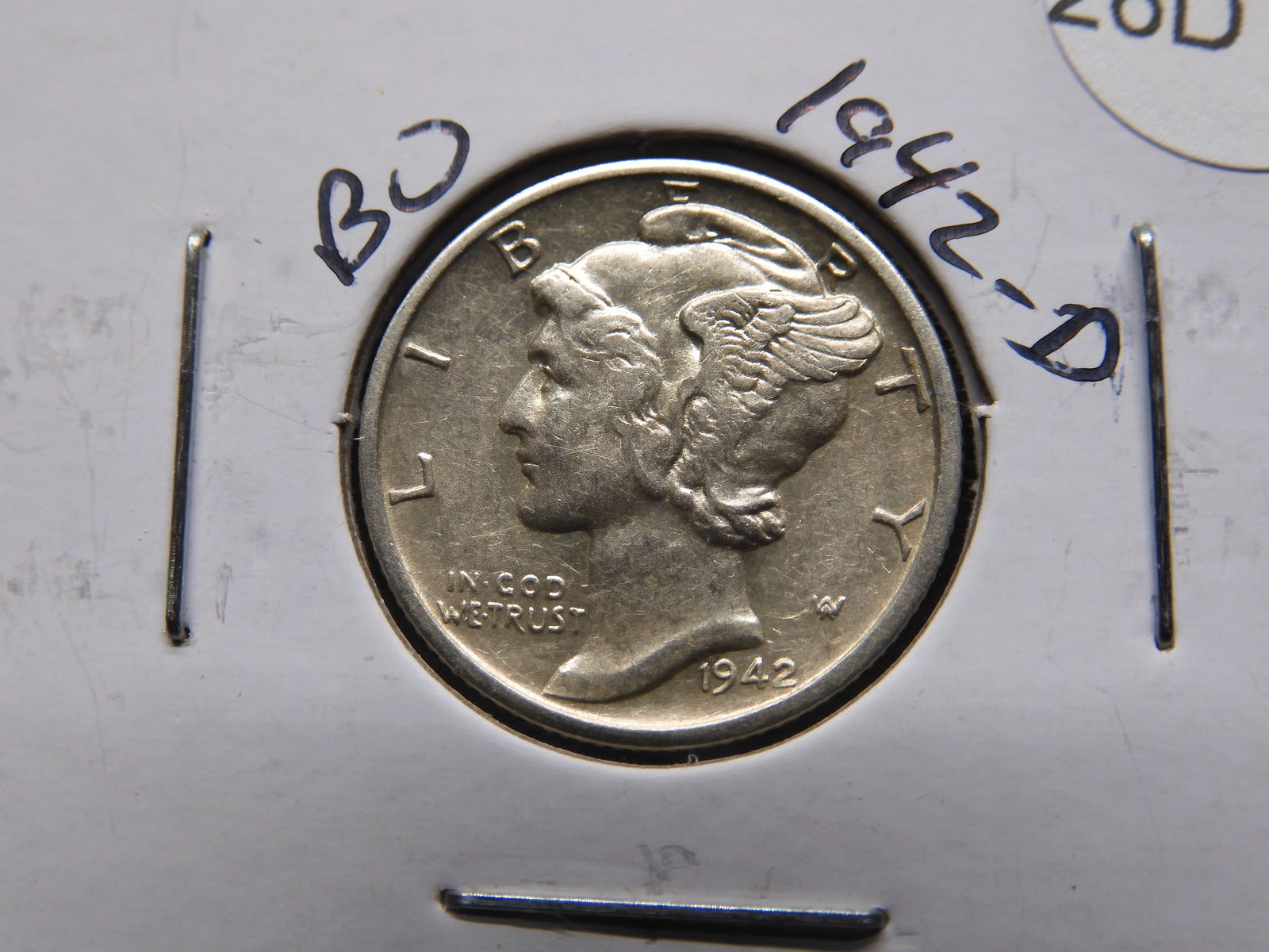 1942-D Silver Mercury Dime - WWII Era! (1 of 3)