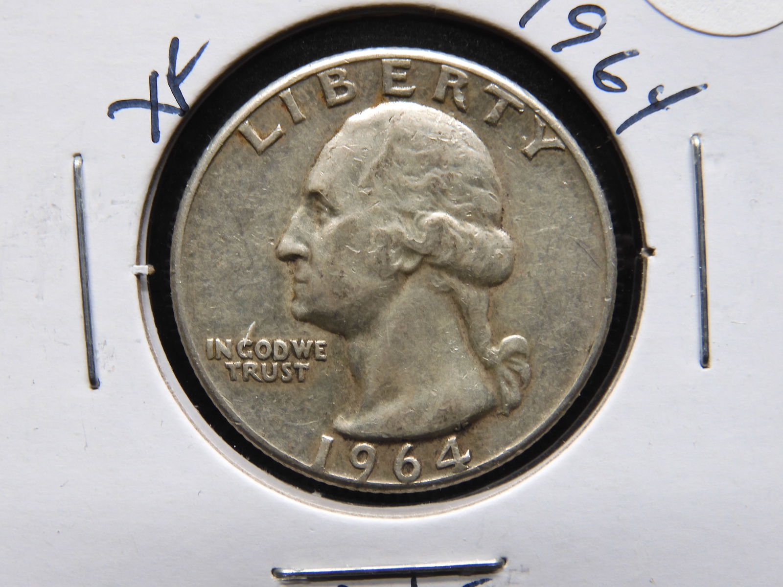 1964 Silver Washington Quarter (1 of 3)