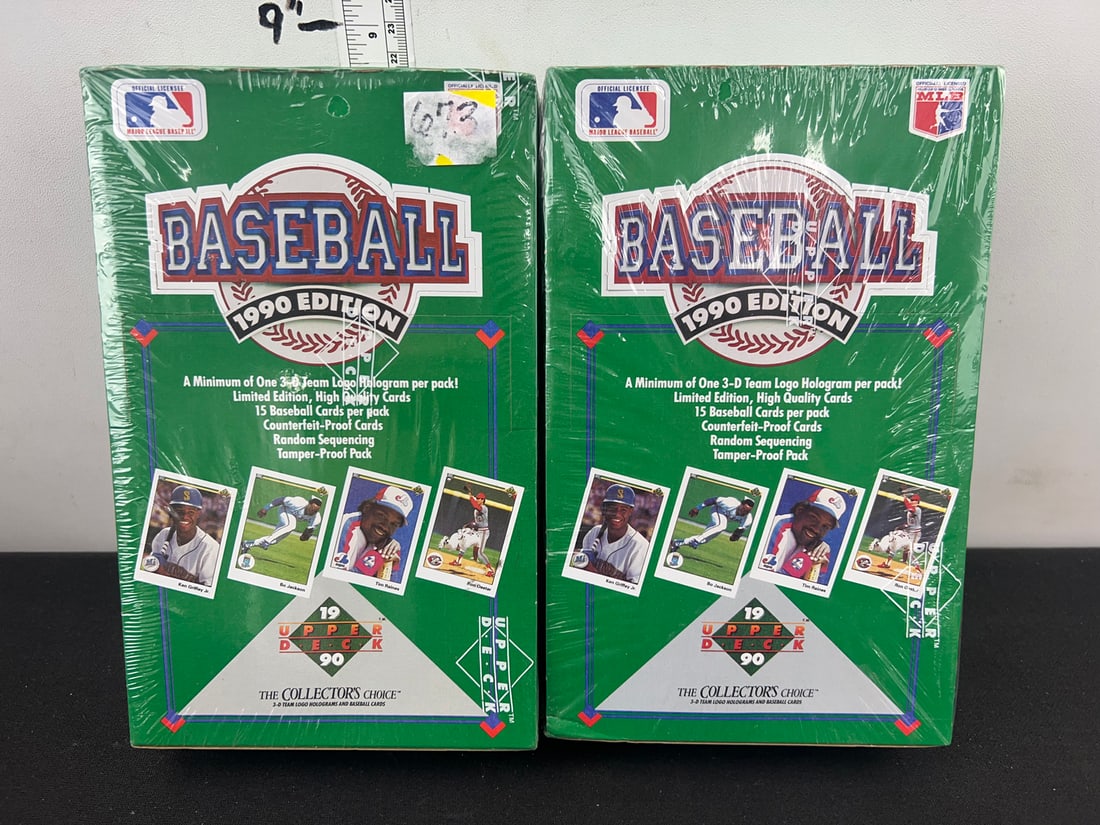Lot of (2) 1990 Upper Deck Baseball Sealed Unopened Boxes (1 of 2)