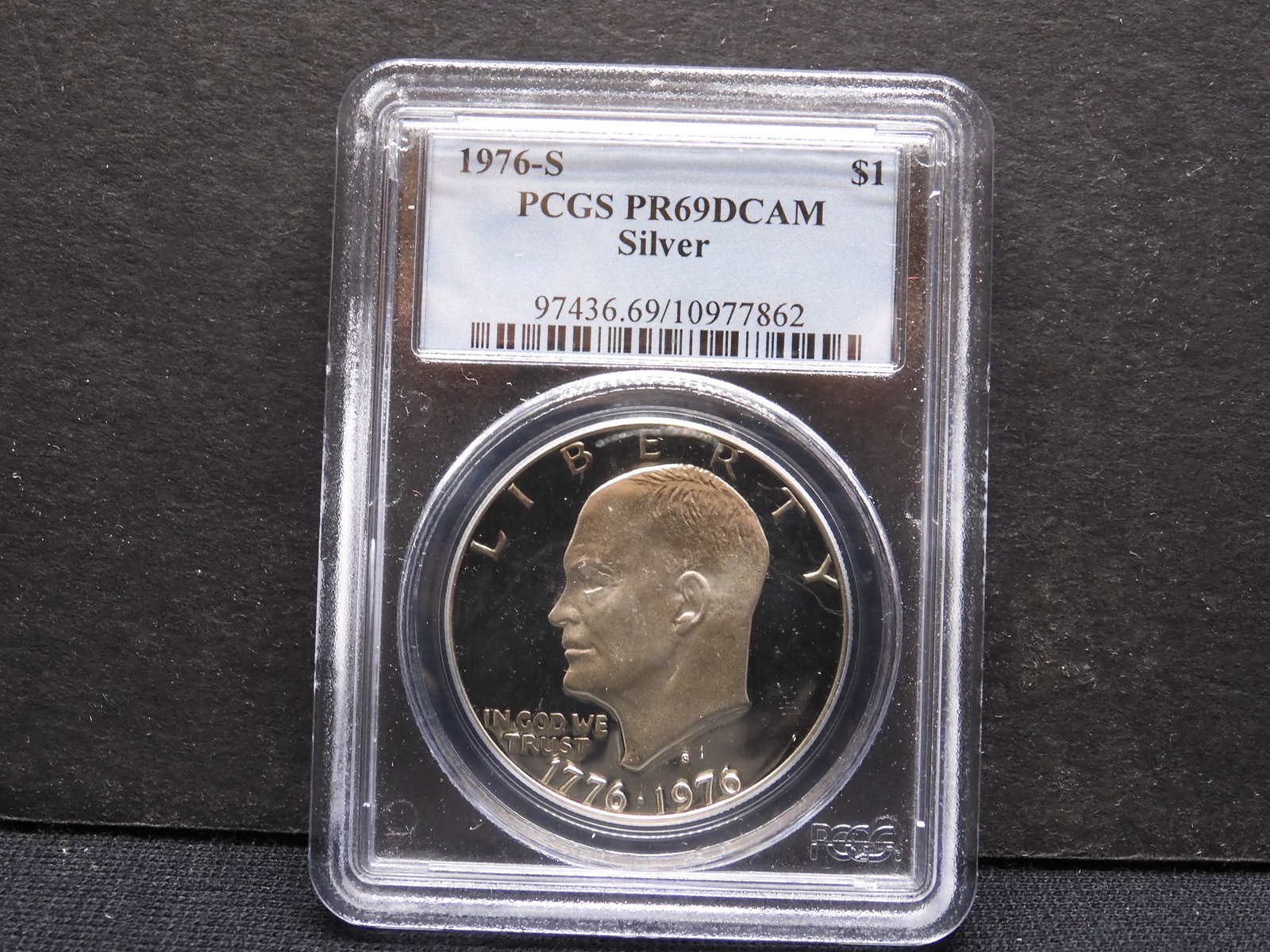 1976-S Eisenhower Silver Dollar - PCGS PR69 DCAM (1 of 4)