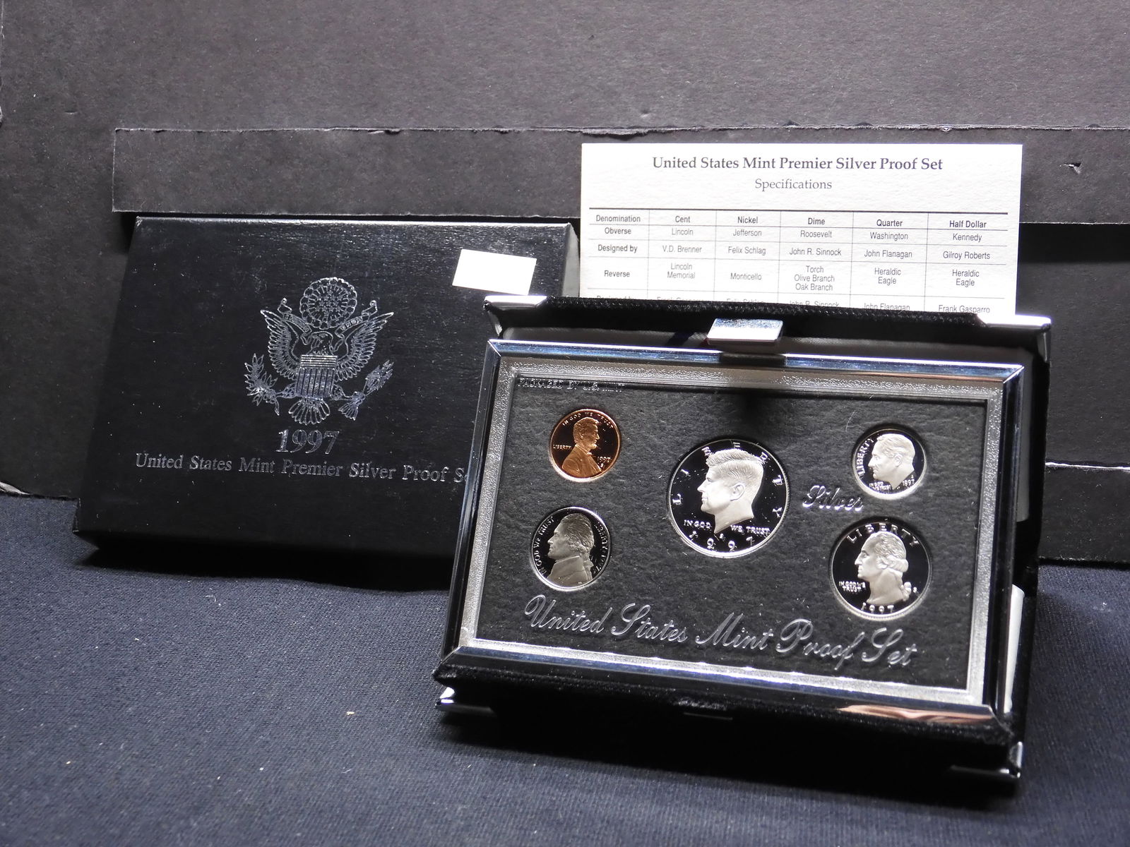 1997-S Premier SILVER Proof Set - OGP (1 of 4)