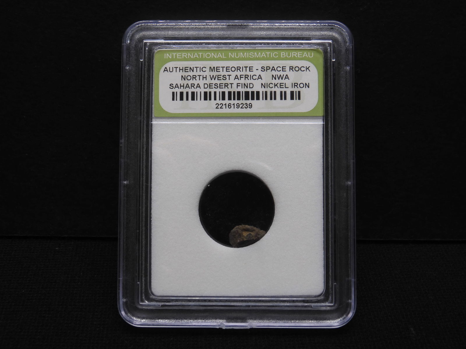 Authentic Meteorite -Space Rock - North West Africa NWA Sahara Desert Find Nickel Iron (1 of 4)