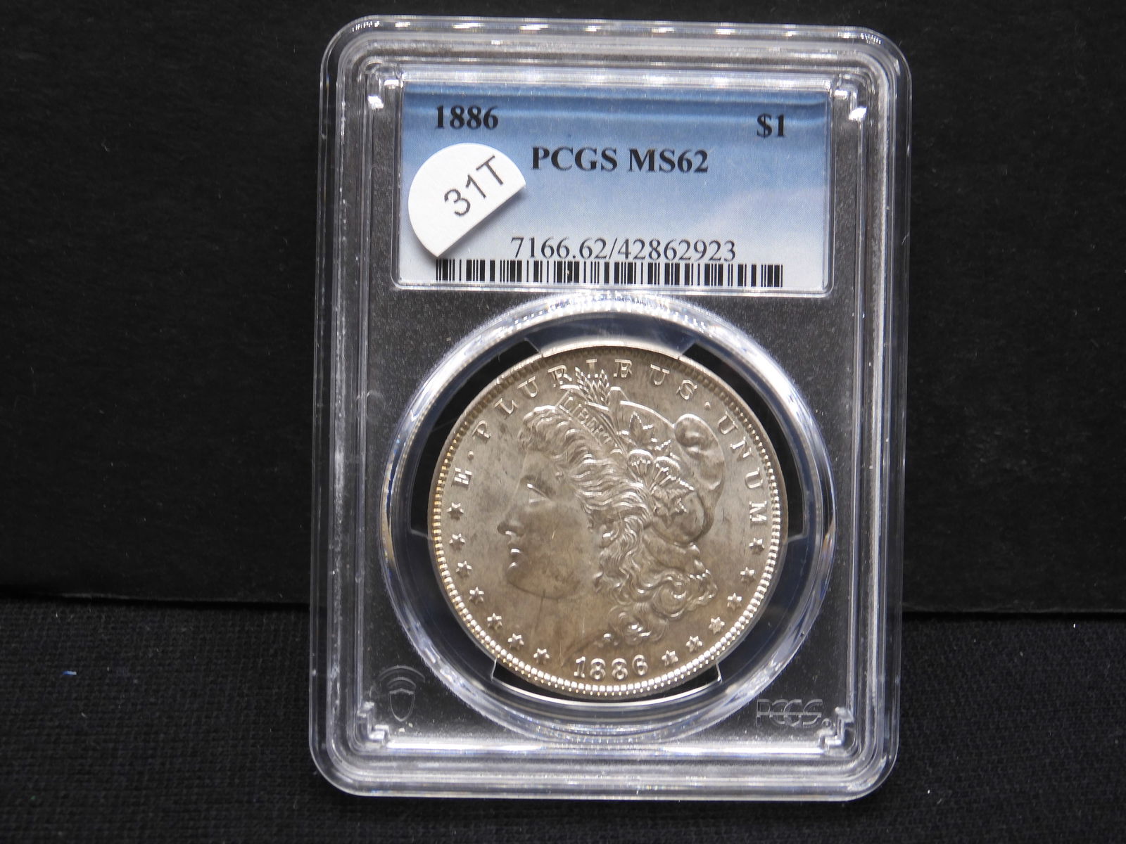 1886 Morgan Silver Dollar PCGS Graded MS62- Books For $85 (1 of 4)