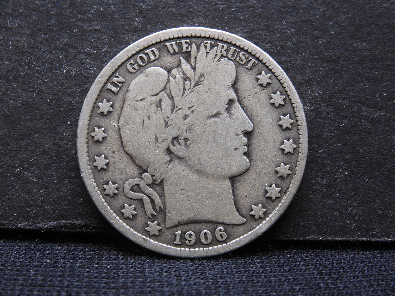 1906 Barber Half Dollar - VG/F (1 of 2)