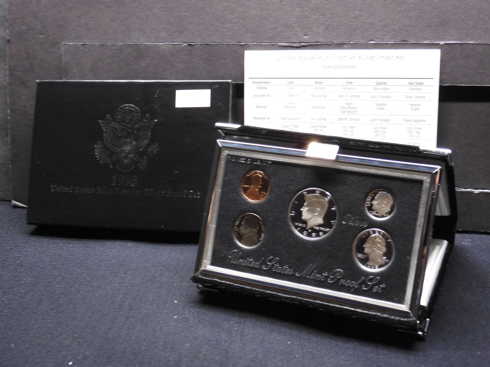 1998-S Premier SILVER Proof Set OGP (1 of 4)