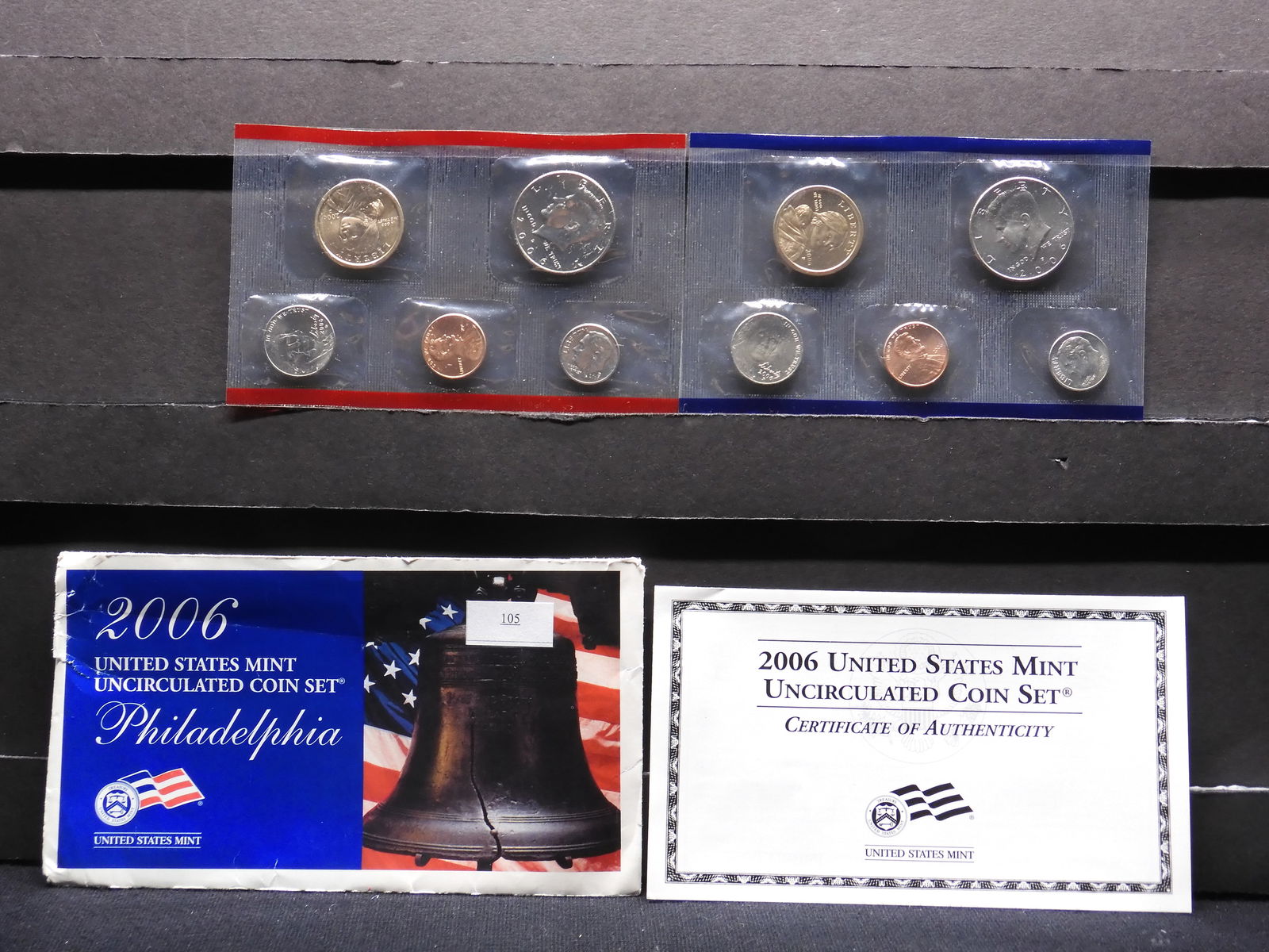 Partial 2006-P&D Uncirculated Mint Set (1 of 6)