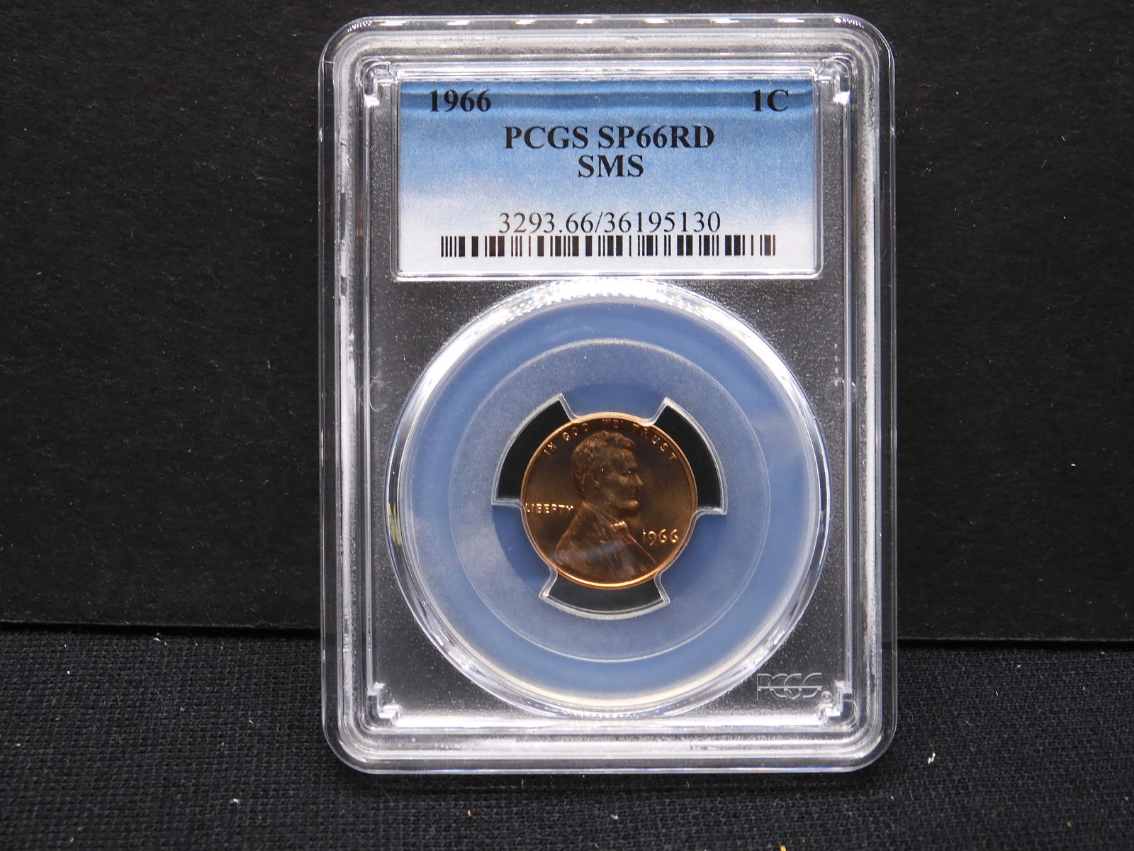 1966 SMS Special Mint Set Lincoln Cent - PCGS SP66 RD (1 of 4)
