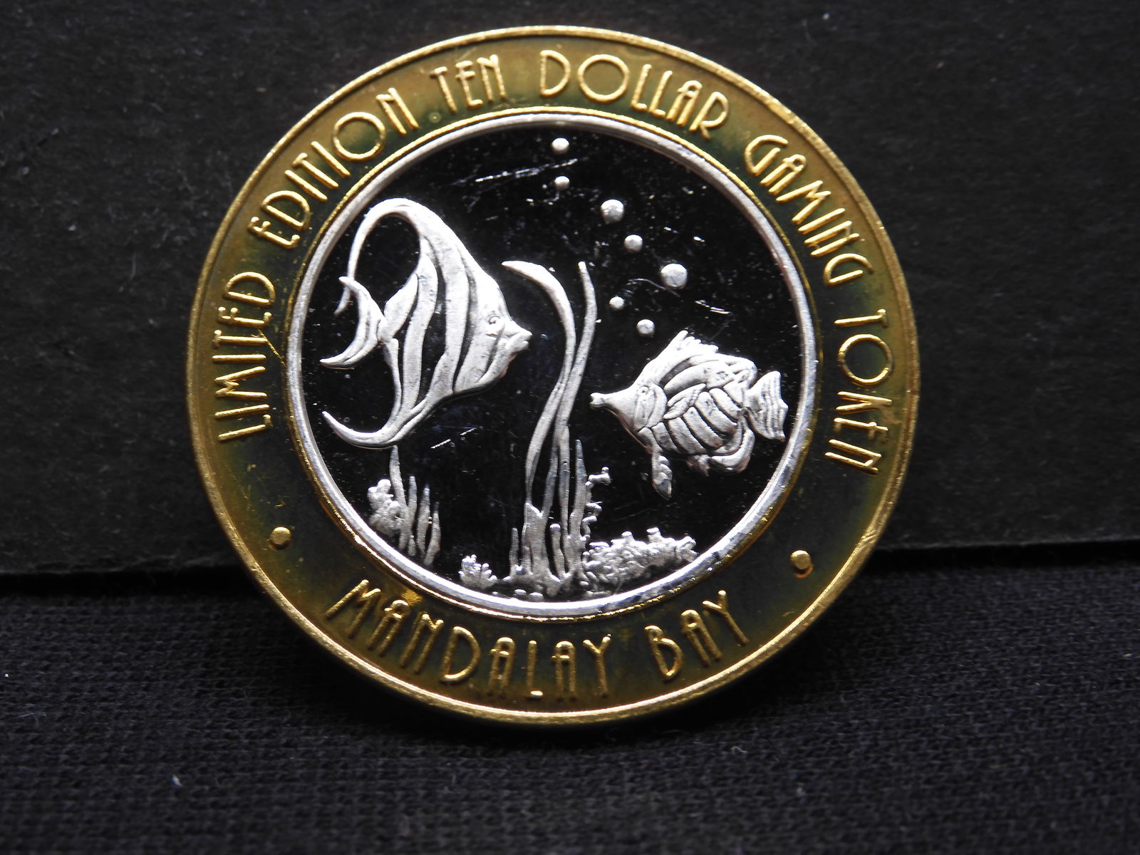 SILVER CENTER - Gaming Token - Mandalay Bay - Las Vegas, NV (1 of 2)