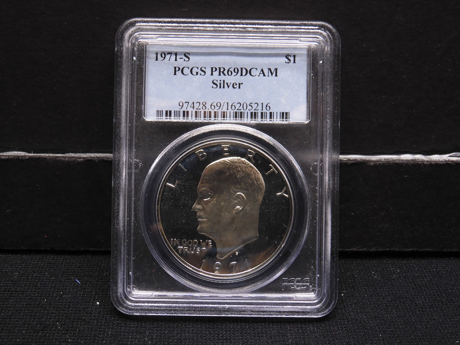 1971-S Eisenhower Silver Dollar - PCGS PR69DCAM (1 of 4)