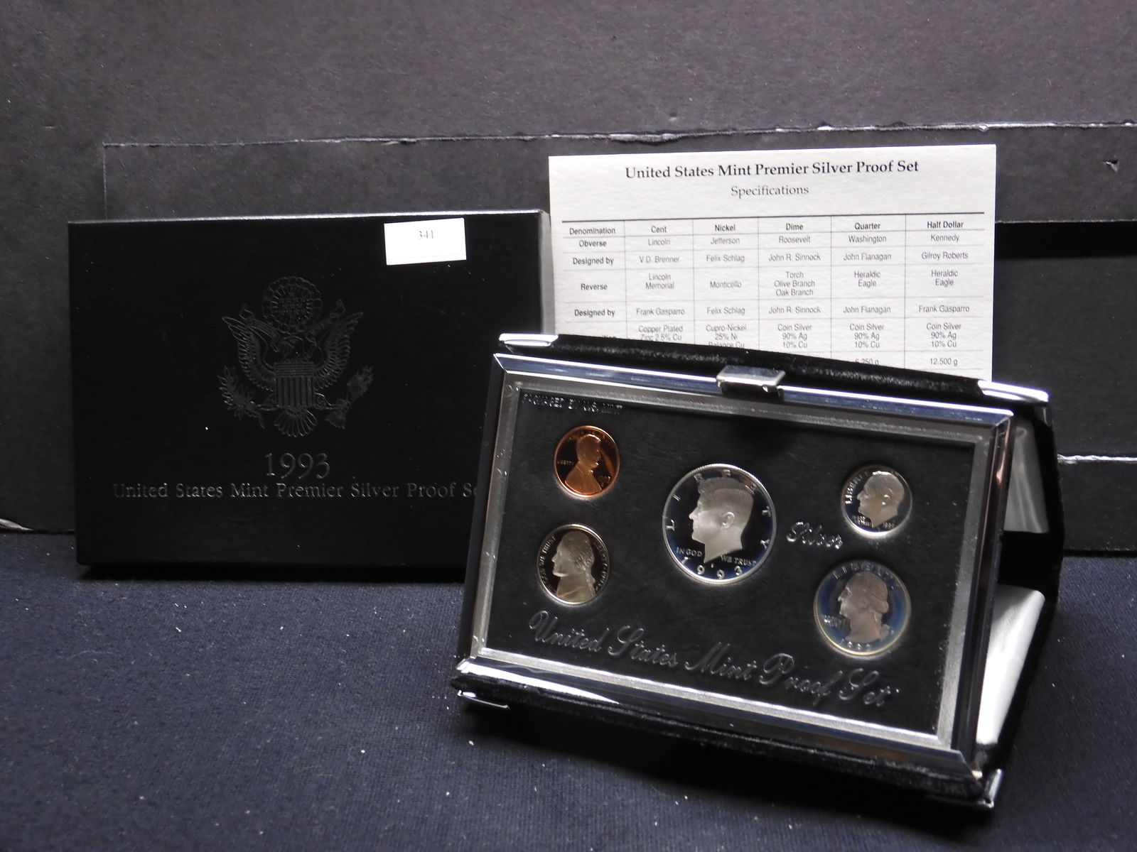 1993-S Premier SILVER Proof Set OGP (1 of 4)