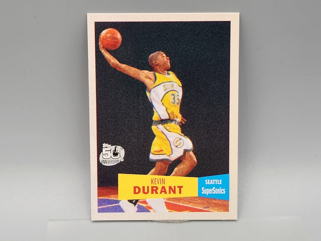 2007 Topps Kevin Durant #112 Rookie - 1957 Topps Variation: 2007 Topps Kevin Durant #112 Rookie - 1957 Topps Variation
