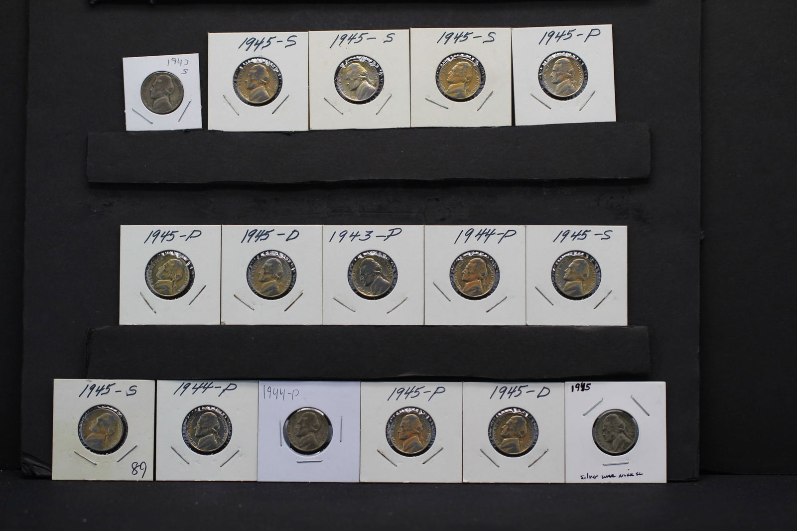 Mixed Date / Mint War Nickels (1 of 6)