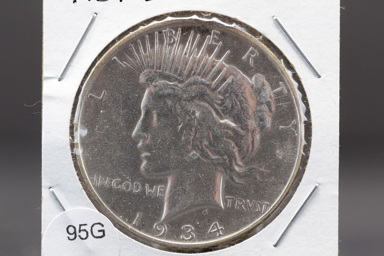 1934-D KEY DATE Peace Dollar, VERY HIGH GRADE (1 of 3)