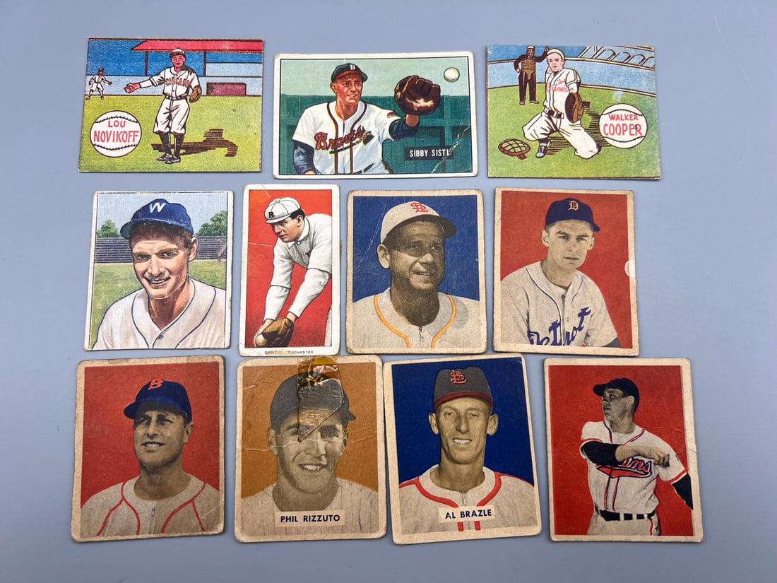 Lot of (12) Assorted Vintage Baseball Cards W/ Many Stars & Tough Sets - Varying Conditions - T206, (1 of 2)