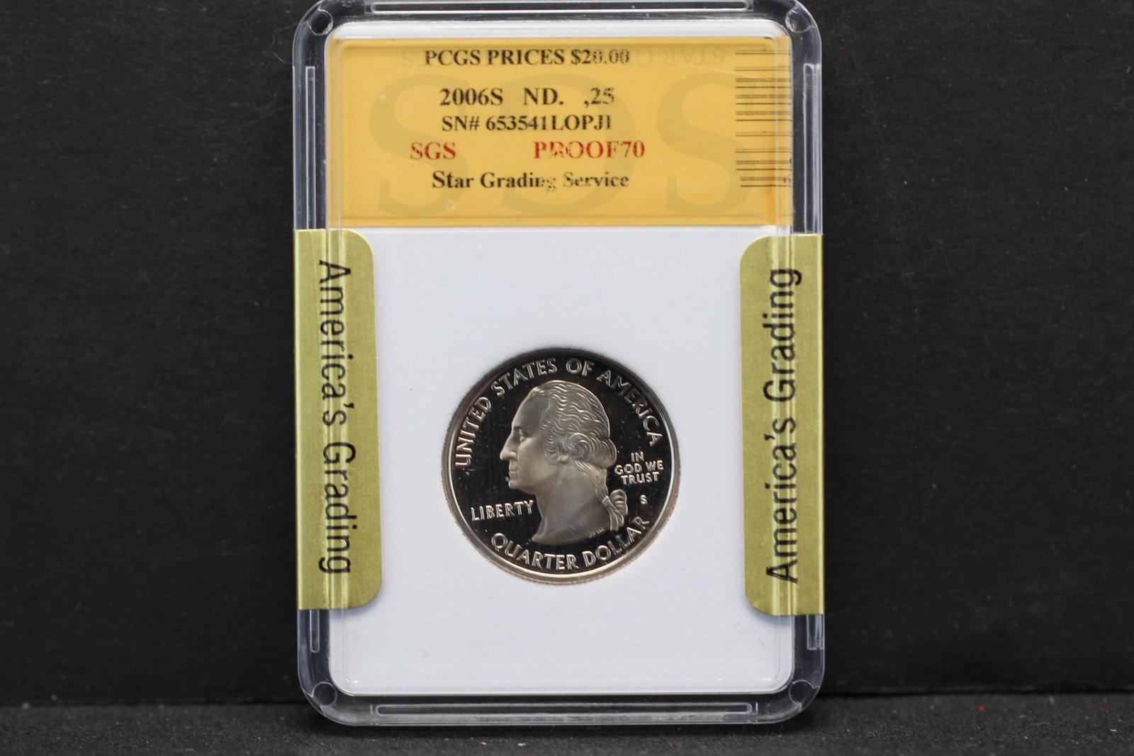 2006-S Washington Quarter PR70DC: 2006-S Washington Quarter PR70DC